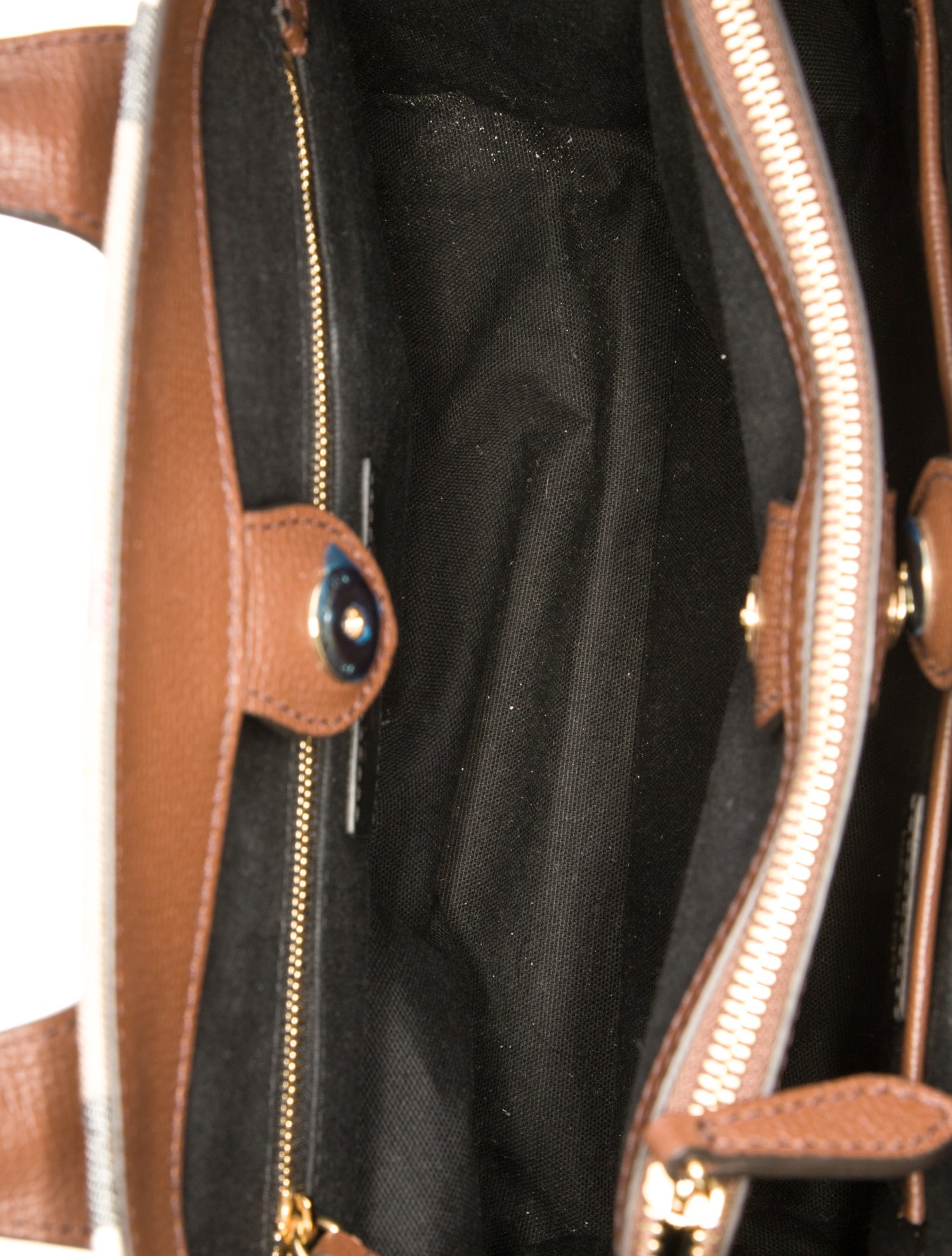 Burberry Canvas Top Handle Bag